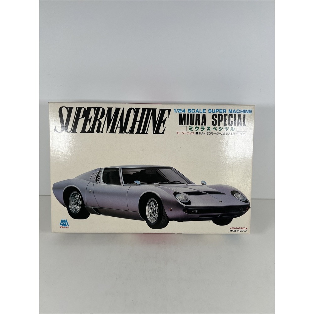 YODEL 1/24 SCALE SUPERMACHINE‎ MIURA SPECIAL PLASTIC MODEL KIT #YPM-12 **READ**
